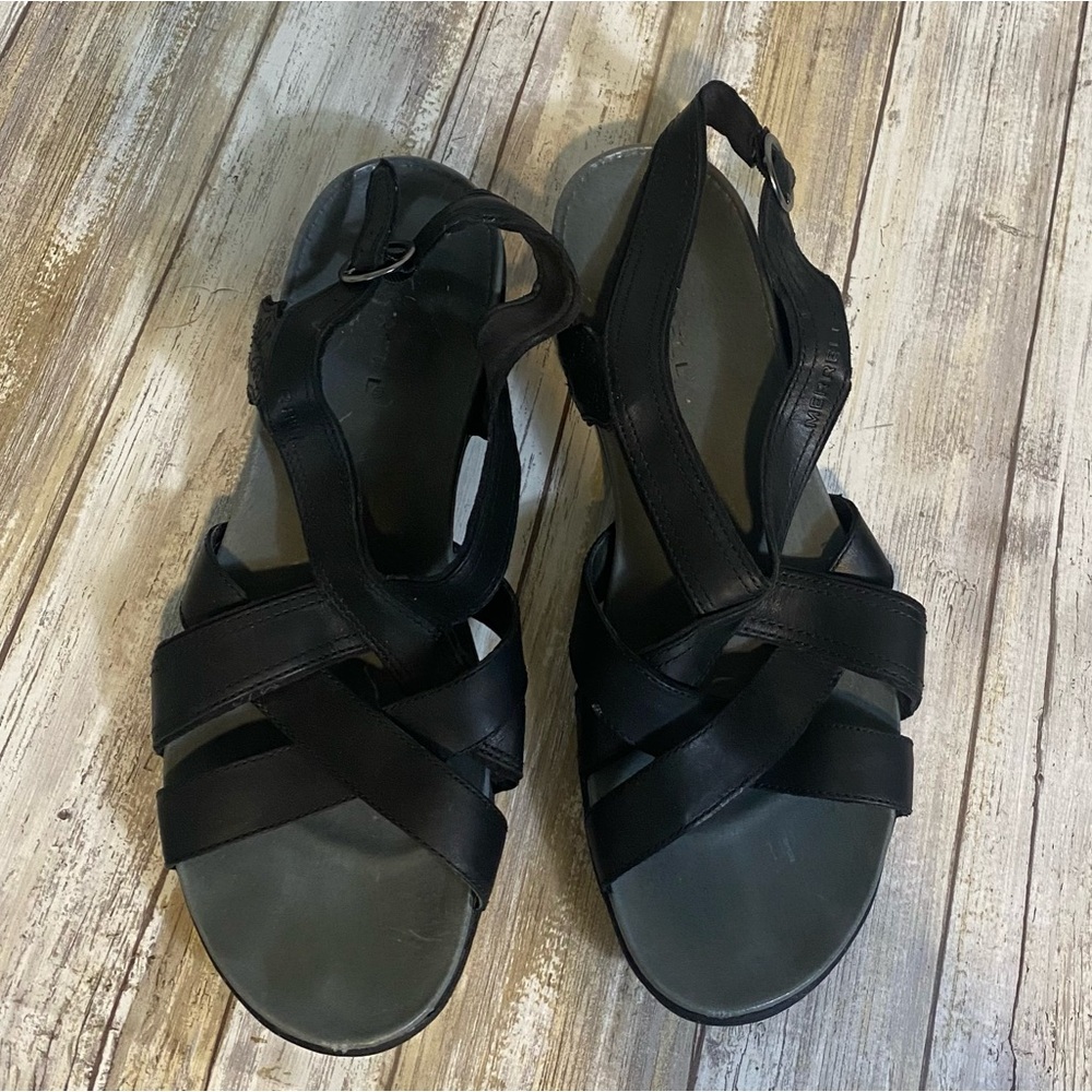 Merrell Women's Black Strappy Sandals Sz 11